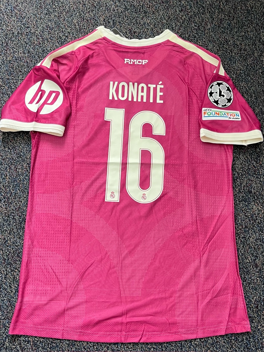KONATE 16 REAL MADRID 26/27 THIRD PLAYER VERSION JERSEY (XL)